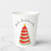 Mele Kalikimaka Party Papieren Bekers (Voorkant)