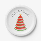 Mele Kalikimaka Party Papieren Bordje (Voorkant)