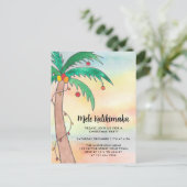 Mele Kalikimaka Party Uitnodiging Briefkaart (Staand voorkant)