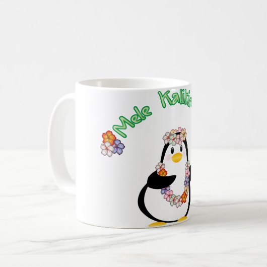 Mele Kalikimaka Penguin Koffiemok (Voorkant links)