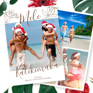 Mele Kalikimaka Persoonlijke Kerstmis Feestdagenkaart
