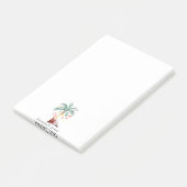 Mele Kalikimaka | Persoonlijke Kerstpalm Post-it® Notes (Schuin)