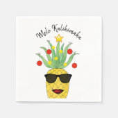 Mele Kalikimaka Pineapple Servet (Voorkant)