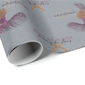 Mele Kalikimaka Plum, Suikerpruim Cadeaupapier (Rol Hoek)