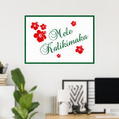 Mele Kalikimaka Poster (Thuiskantoor)