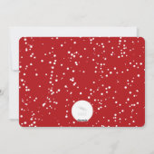 Mele Kalikimaka Red Brush Script Christmas Photo Feestdagenkaart (Achterkant)