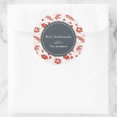 Mele Kalikimaka Red Hawaiian Holiday Sticker (Tas)