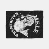 Mele Kalikimaka Retro Hawaii Santa Aloha Christmas Fleece Deken (Voorkant (Horizontaal))