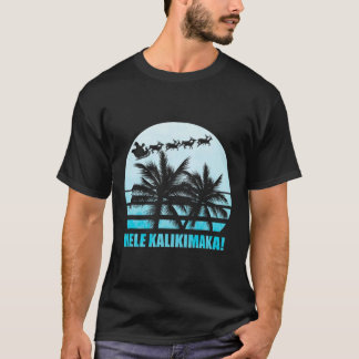 Mele Kalikimaka Retro Hawaiian Kerstfamilie Va T-shirt