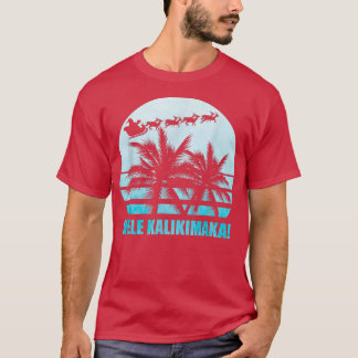 Mele Kalikimaka Retro Hawaiian Kerstfamilie Va T-shirt