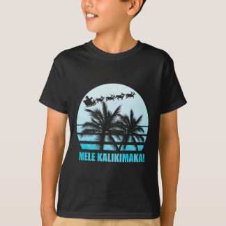 Mele Kalikimaka Retro Hawaiian Kerstfamilie Va T-shirt