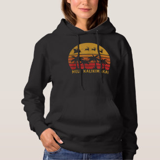 Mele Kalikimaka Retro Hawaiian Kerstmis Hawaii Hoodie