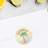 Mele Kalikimaka Ronde Sticker