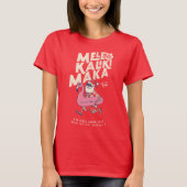 Mele Kalikimaka Santa Flamingo KerstGetaway T-shirt (Voorkant)