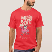 Mele Kalikimaka Santa Flamingo KerstGetaway T-shirt (Voorkant)