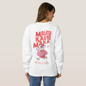 Mele Kalikimaka Santa Flamingo KerstGetaways Trui (Achterkant volledig)