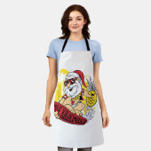 Mele Kalikimaka Santa Hawaiian Kerstmis in juli G Schort (Gedragen)