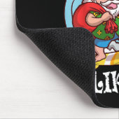 Mele Kalikimaka Santa Surfing Hawaii Christmas  Muismat (Hoek)