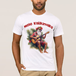 Mele Kalikimaka Santa T-shirt