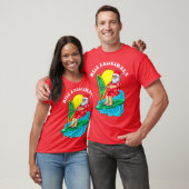 Mele Kalikimaka Santa Wind Surfende Kerstmis T-shirt (Unisex)