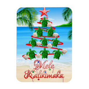Mele Kalikimaka Schildpadden Magneet