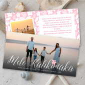 Mele Kalikimaka Script Modern Kerst Foto Feestdagenkaart