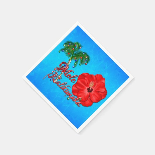 Mele Kalikimaka Servetten (Hoek)