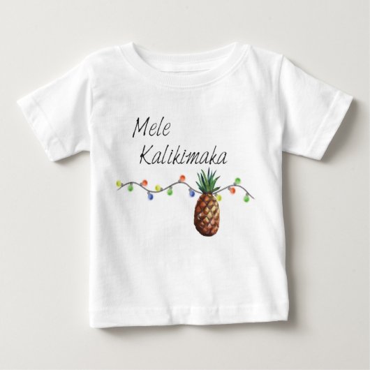 Mele Kalikimaka - Shirt voor kerstmis - Baby (Voorkant)