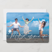 Mele Kalikimaka Stijlvolle kerstfoto Feestdagenkaart (Voorkant)