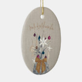 Mele Kalikimaka, Suikerpruim Keramisch Ornament (Rechts)