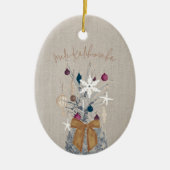 Mele Kalikimaka, Suikerpruim Keramisch Ornament (Voorkant)
