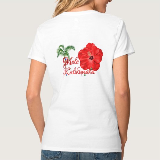 Mele Kalikimaka T-shirt (Achterkant)