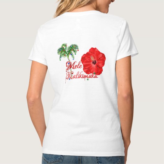 Mele Kalikimaka T-shirt (Achterkant)
