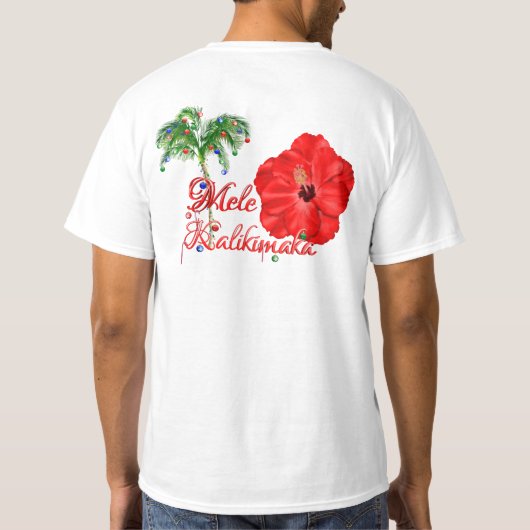 Mele Kalikimaka T-shirt (Achterkant)