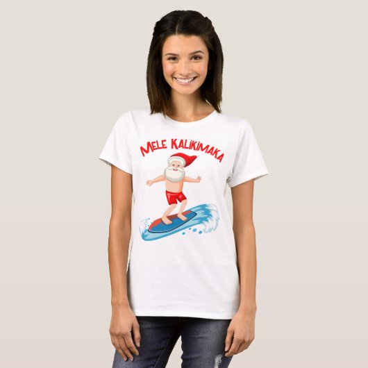 Mele Kalikimaka T-shirt (Voorkant volledig)