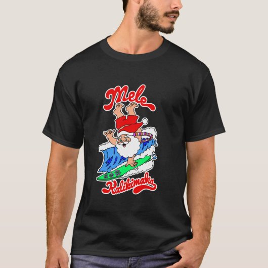 Mele Kalikimaka T Shirt met lange mouwen Hawaii Ke (Voorkant)