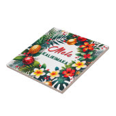 Mele Kalikimaka Tegeltje (Zijkant)