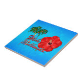 Mele Kalikimaka Tegeltje (Zijkant)