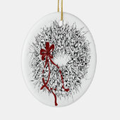 Mele Kalikimaka Ti-blad Krans Ornament (Rechts)
