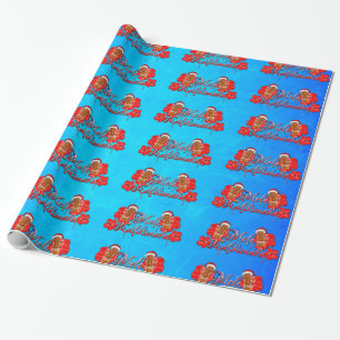 Mele Kalikimaka Tiki Cadeaupapier
