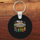 Mele Kalikimaka Trocal Christmas Flip Flop  Sleutelhanger (Voorkant)