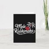 Mele Kalikimaka Trocal Christmas Hawaiian Xmas  Kaart (Voorkant)
