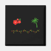 Mele Kalikimaka Trocal Christmas Hawaiian Xmas  Magneet (Voorkant)