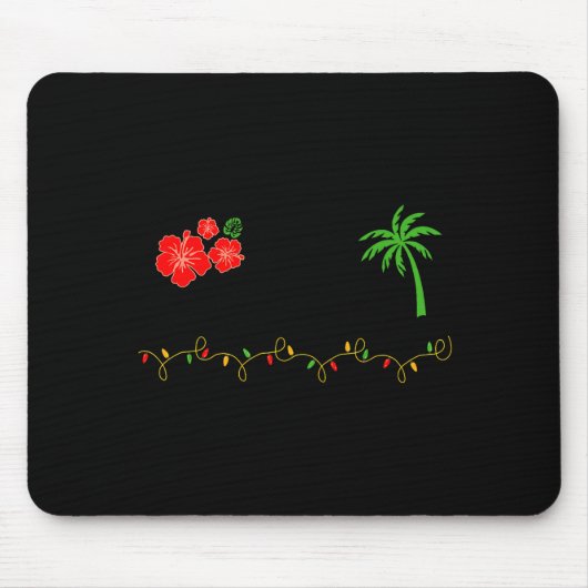 Mele Kalikimaka Trocal Christmas Hawaiian Xmas Muismat (Voorkant)