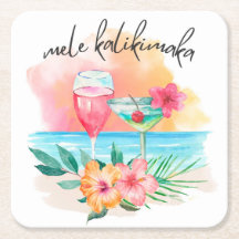 Mele Kalikimaka Tropical Beach Kerstcocktail