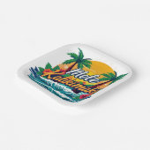 Mele Kalikimaka Tropical Christmas  Papieren Bordje (Gebogen)