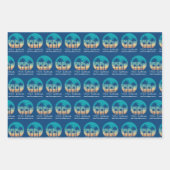 Mele Kalikimaka Tropical Custom Beach Christmas Inpakpapier Vel (Voorkant 3)