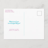 Mele Kalikimaka Tropical Hawaiian Kerstfoto Feestdagenkaart (Achterkant)