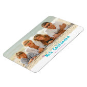 Mele Kalikimaka Tropical Hawaiian Kerstfoto Magneet (Linkerzijde)