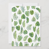 Mele Kalikimaka Tropical Palm Kerstfoto Feestdagenkaart (Achterkant)